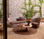 Outdoor Coffee Table Lava Stone Large