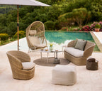Woven Outdoor Lounge Chair Rope Base