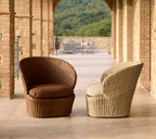 Swivel Outdoor Lounge Chair Woven