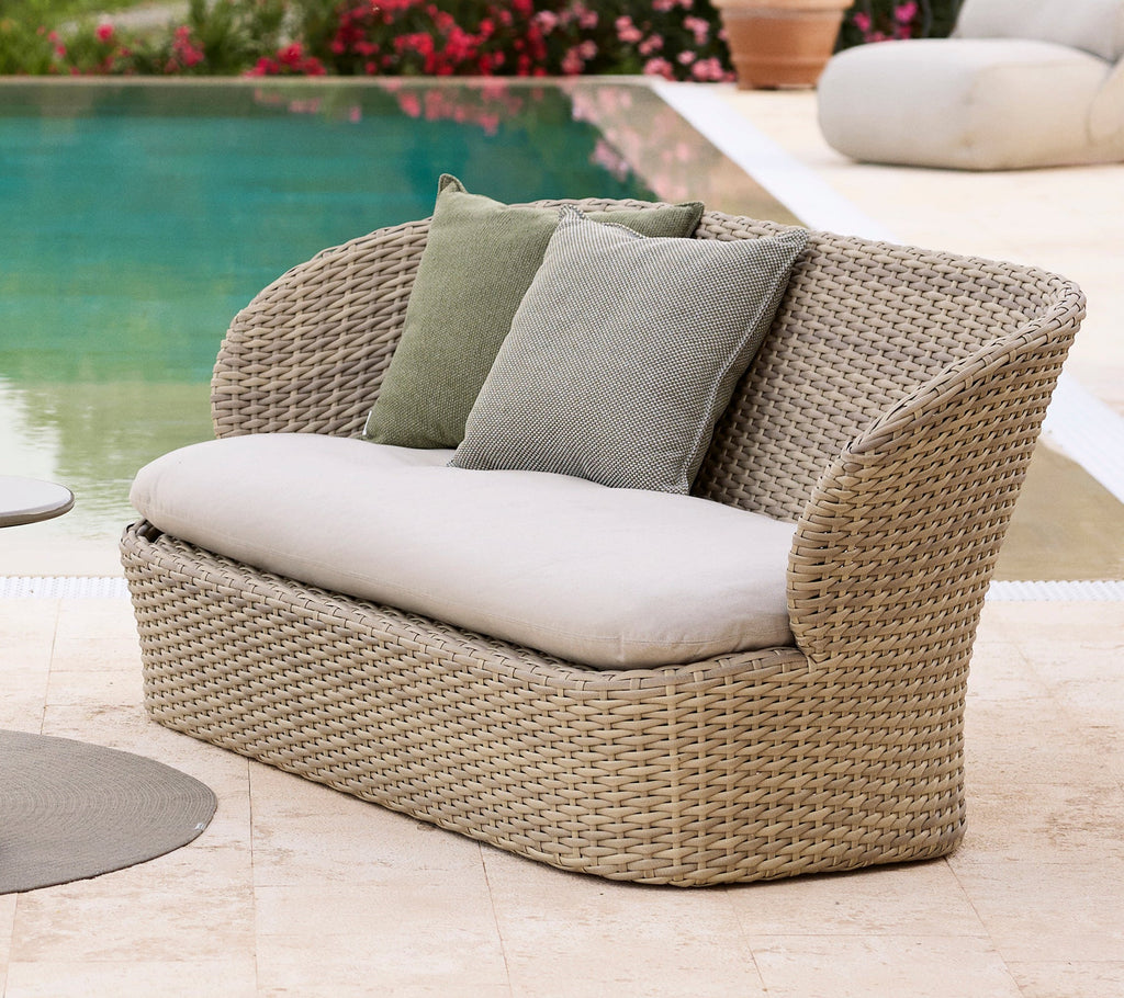 Woven Outdoor Sofa 2.5 Seater