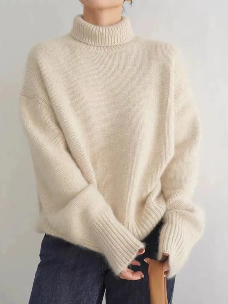 Rollkragenpullover Damen