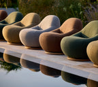 Swivel Lounge Chair Teak Base