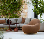Outdoor Coffee Table Lava Stone Large