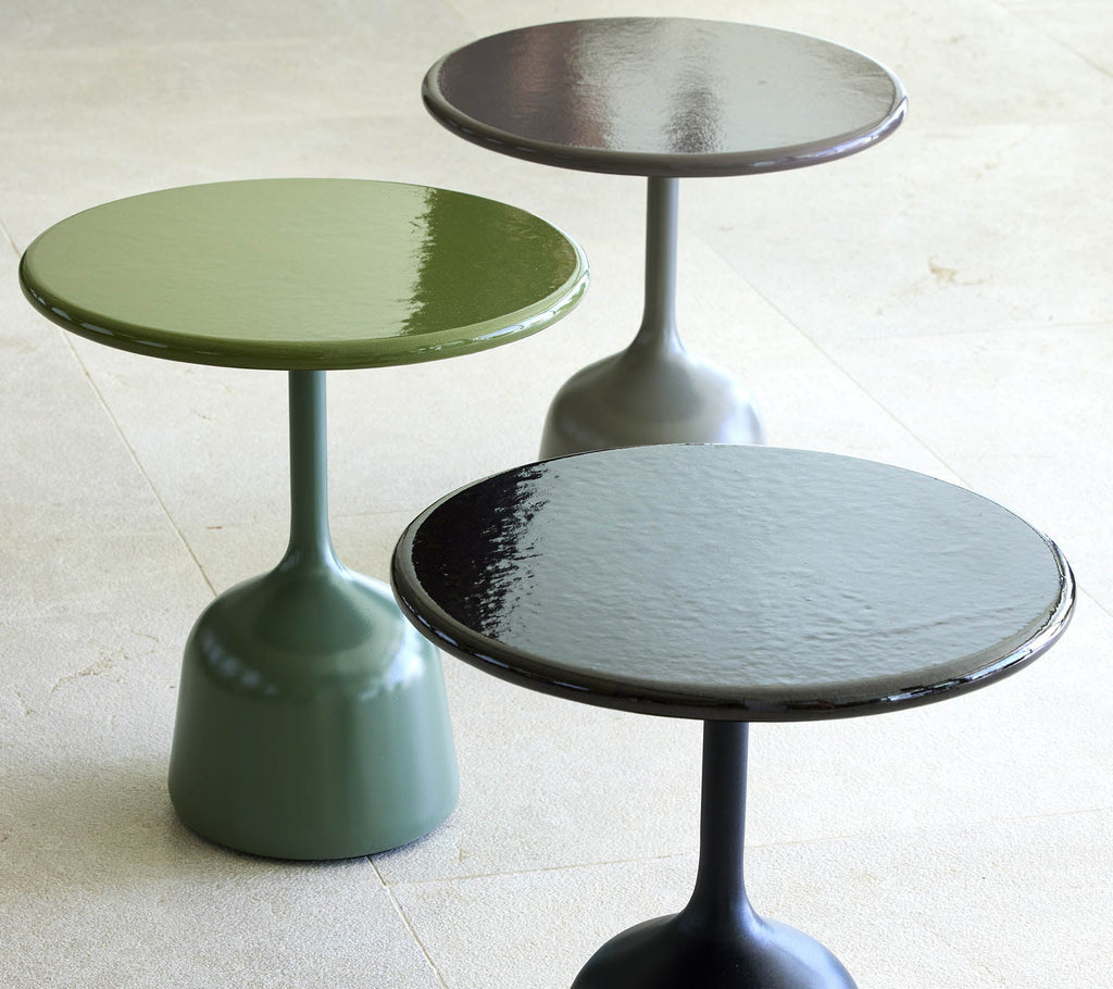 Outdoor Coffee Table Lava Stone Small