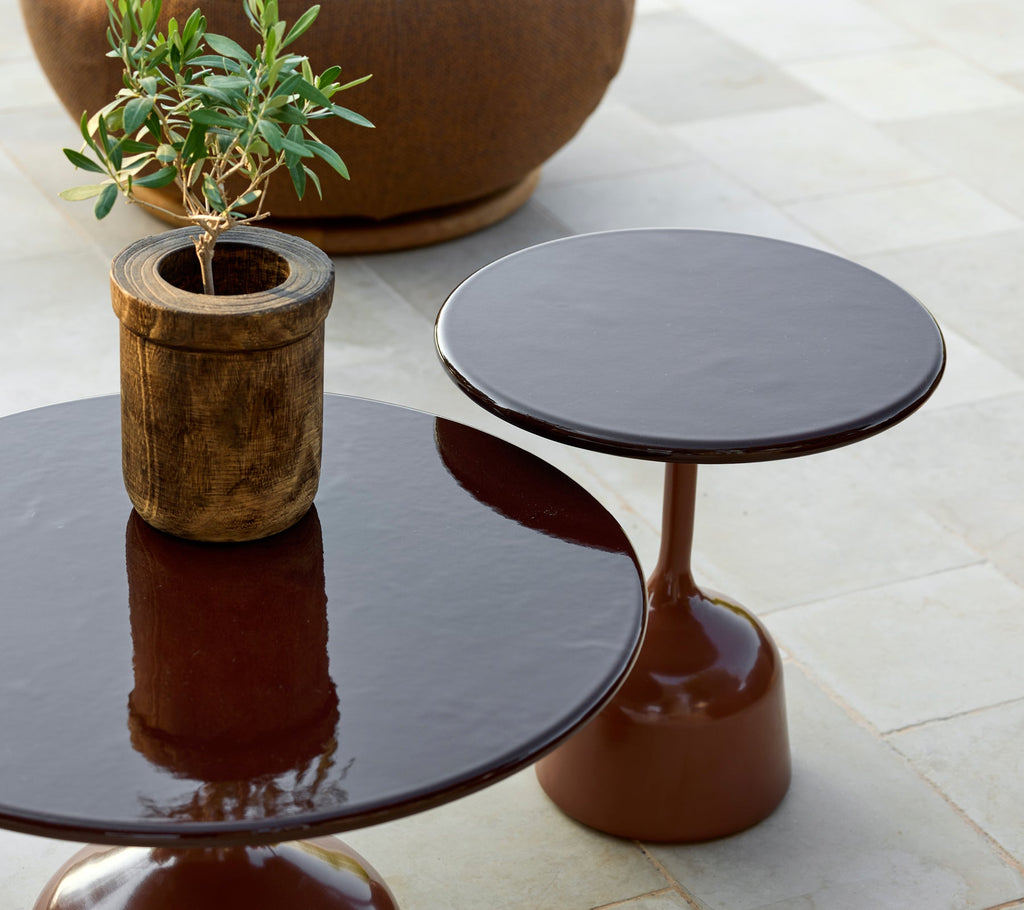 Outdoor Coffee Table Lava Stone Large