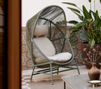 Woven Outdoor Lounge Chair Rope Base