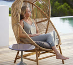 Woven Outdoor Lounge Chair Rope Base