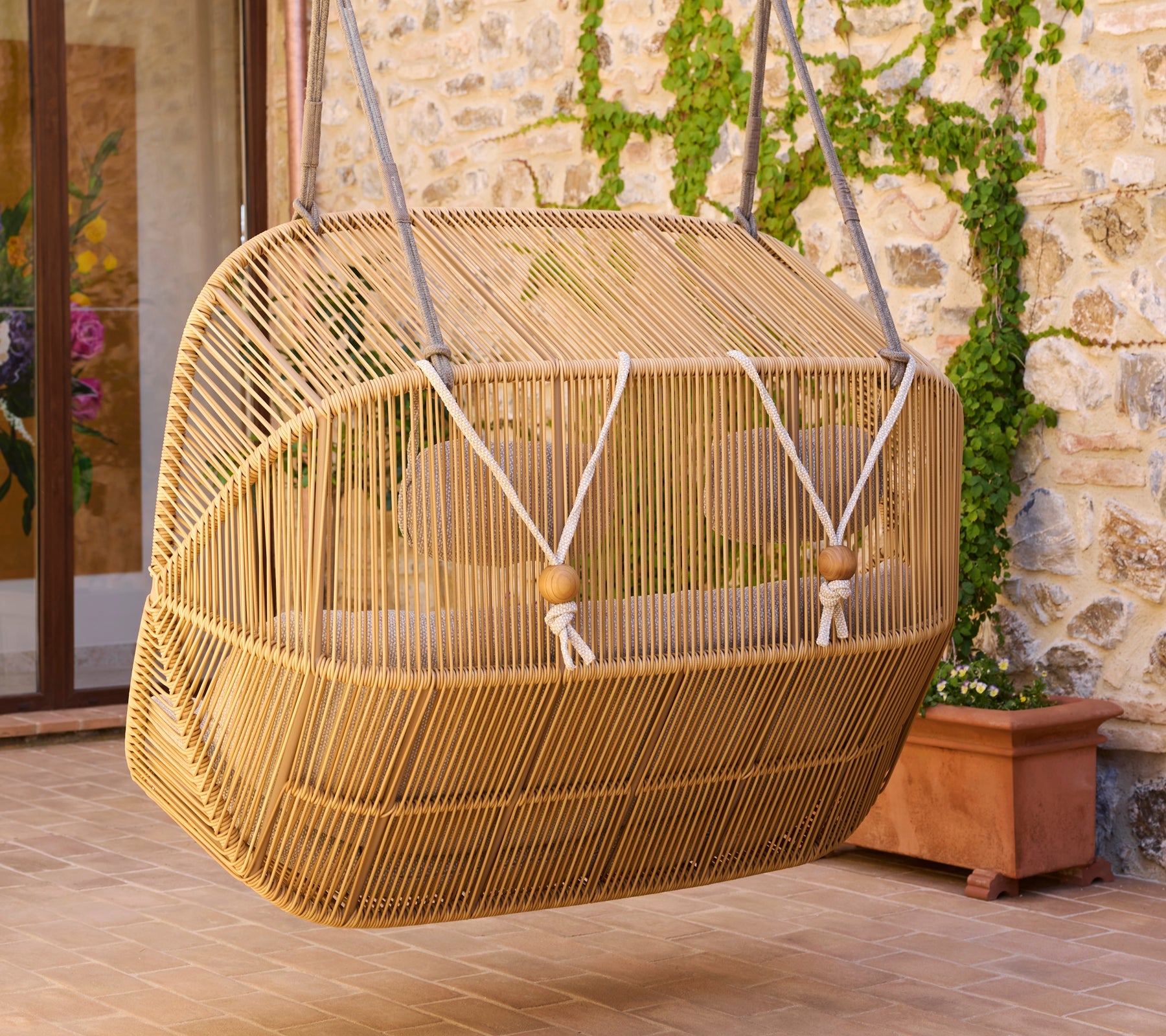 Woven Outdoor Sofa 2 Seater