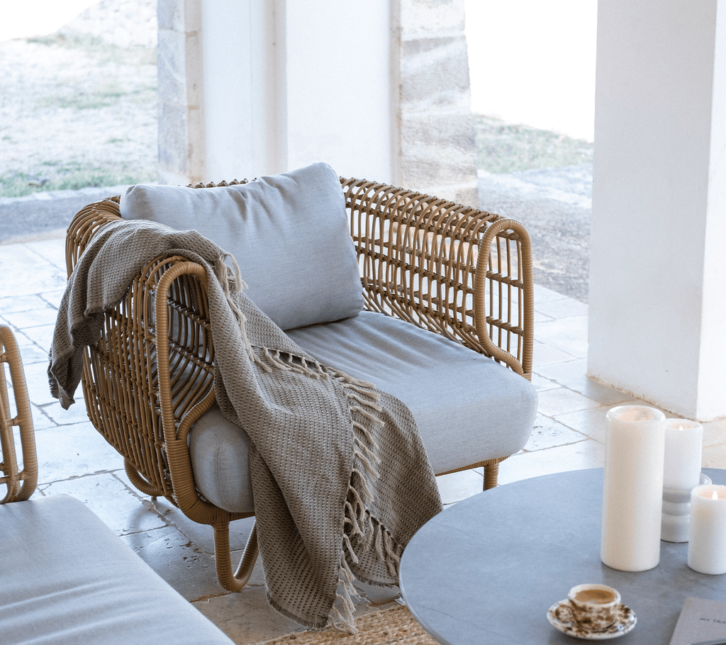 Woven Outdoor Lounge Chair Round