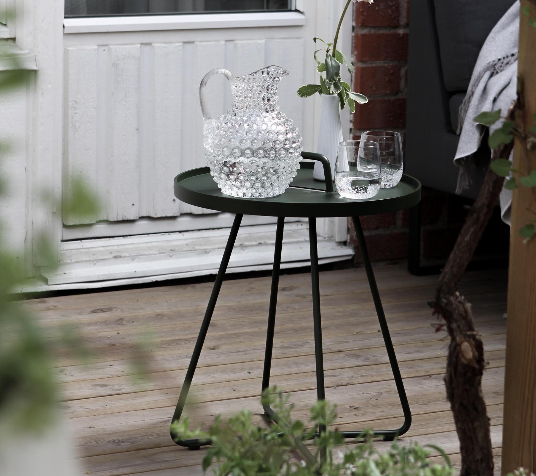 Outdoor Side Table Aluminum Small
