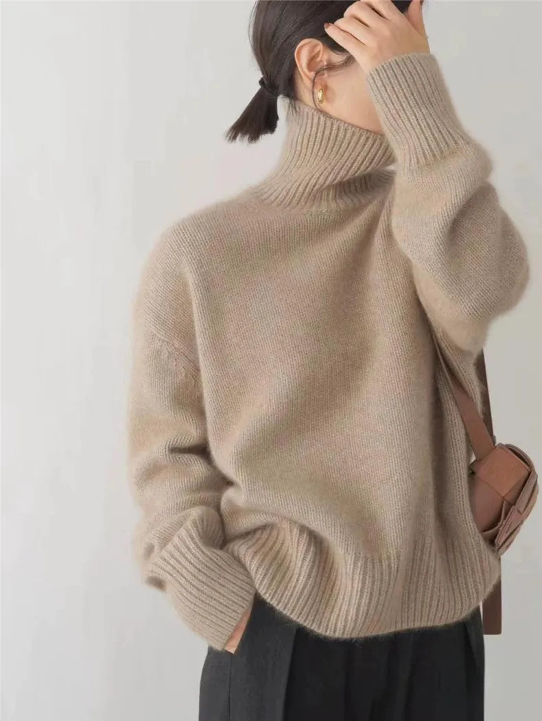Rollkragenpullover Damen