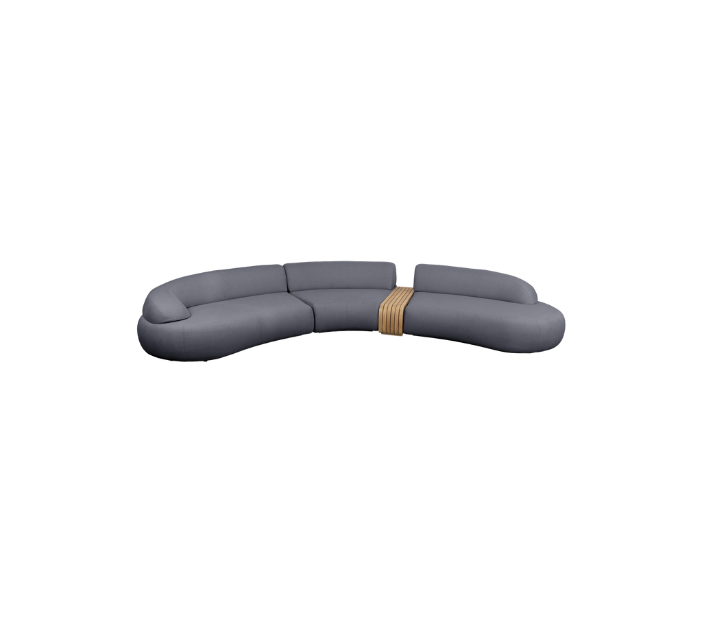 Modular Outdoor Sofa 5 Seater Teak