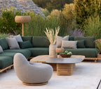 Outdoor Coffee Table Teak Small Square