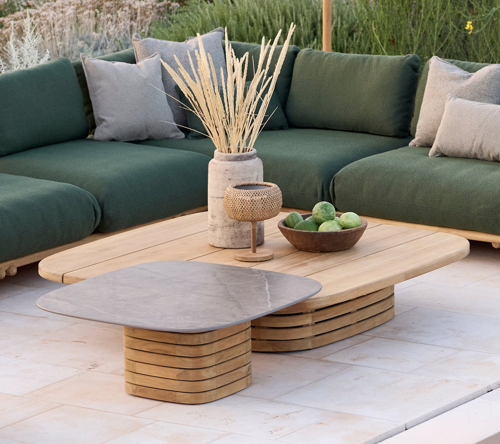 Outdoor Coffee Table Teak Large Square
