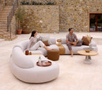Outdoor Coffee Table Lava Stone Large