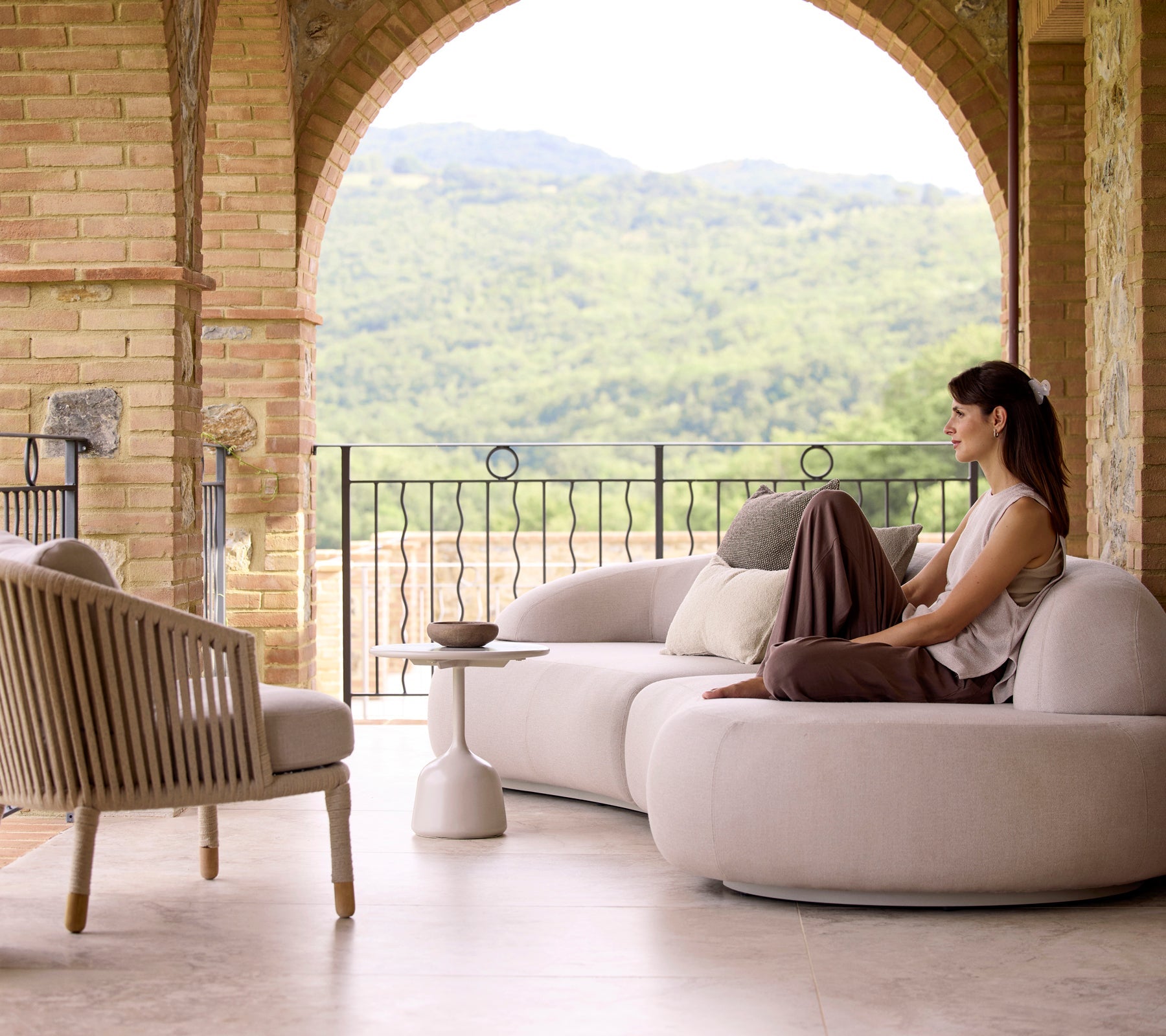 Modular Outdoor Sofa 5 Seater Teak