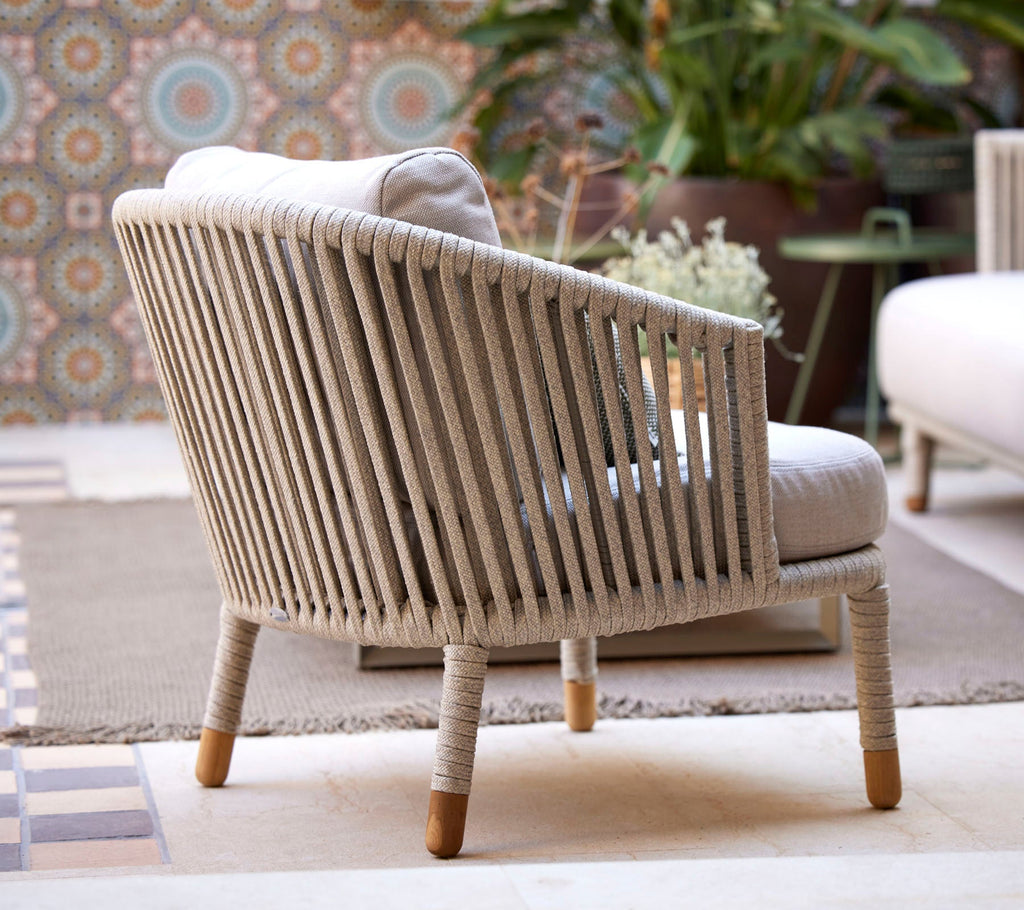 Outdoor Lounge Chair Rope Frame