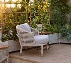 Outdoor Lounge Chair Rope Frame
