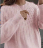 Damen Weicher Rippstrickpullover | Große Größen