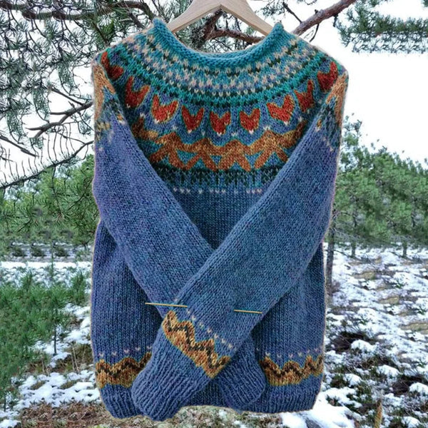R&BMode | Alter Isländischer Strickpullover