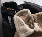 Heidi-Mode | Sherpa-Fleece-Bomberjacke