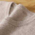Damen Klassischer Strick Eleganter Pullover | Große Größen