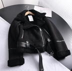 Heidi-Mode | Sherpa-Fleece-Bomberjacke