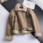 Heidi-Mode | Sherpa-Fleece-Bomberjacke