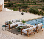 Outdoor 2 Seater Sofa Sticks Frame