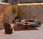 Outdoor Coffee Table Lava Stone Small