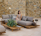 Modular Outdoor Platform Corner Sofa