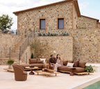 Swivel Outdoor Lounge Chair Woven