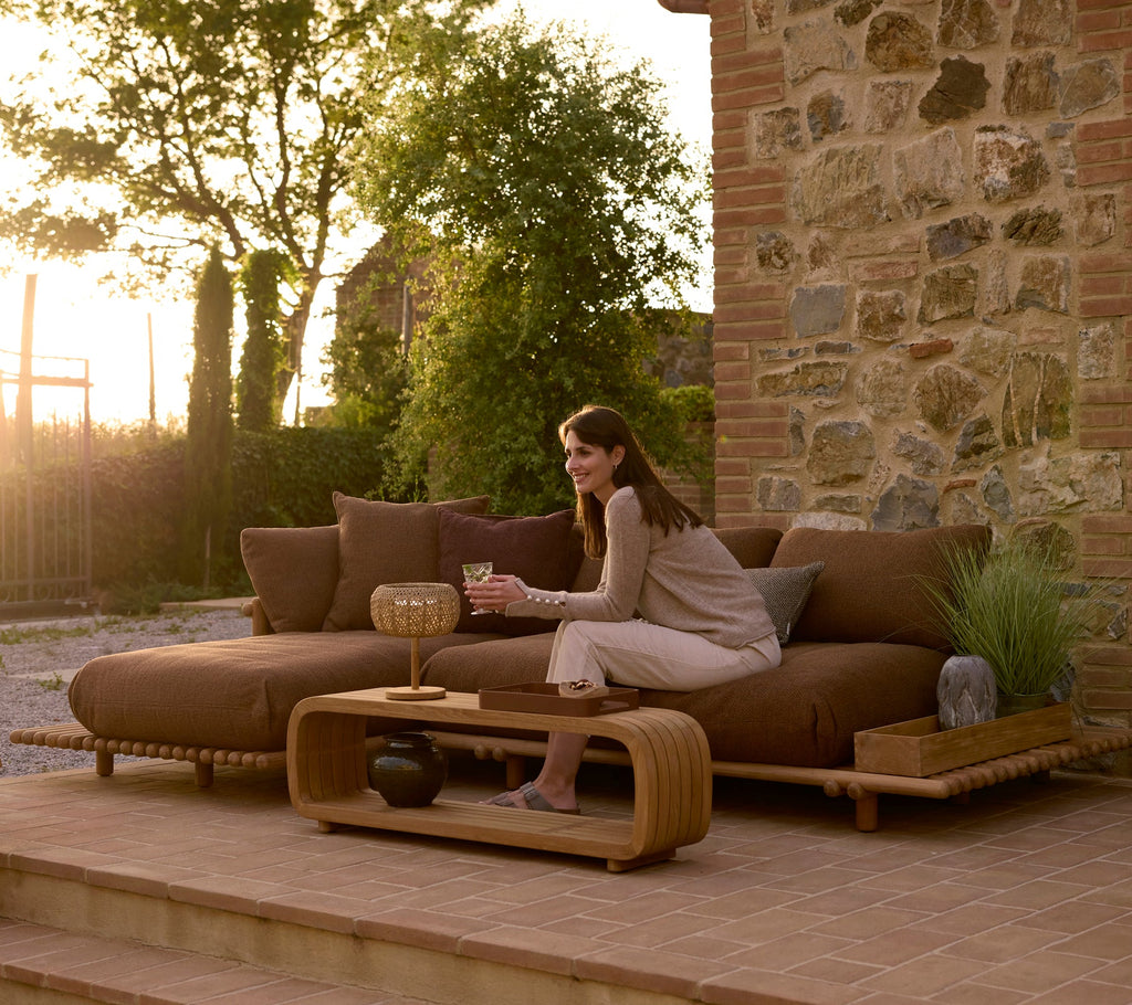 Modular Outdoor Platform Corner Sofa