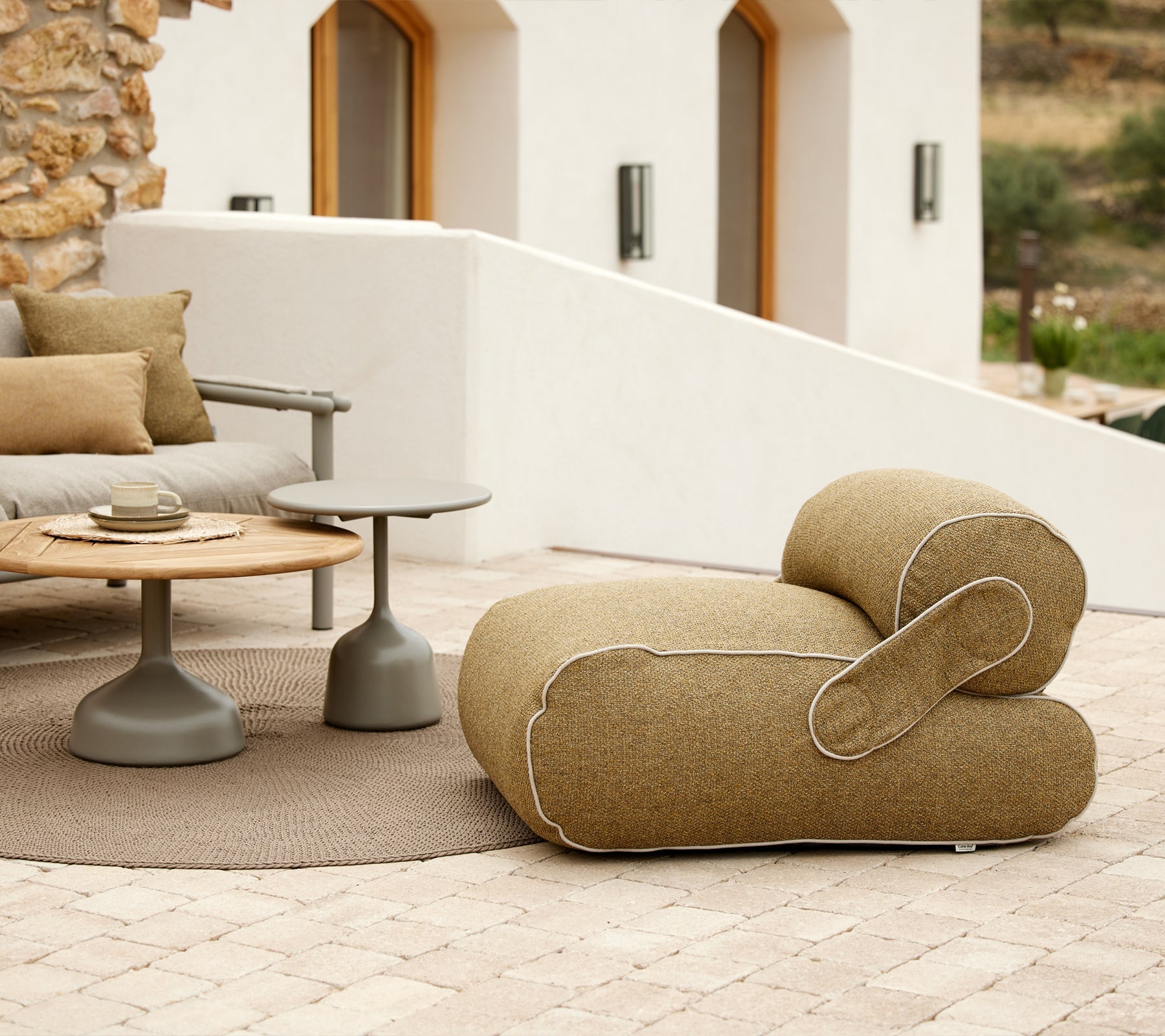 Modern Lounge Chair Plush Foam