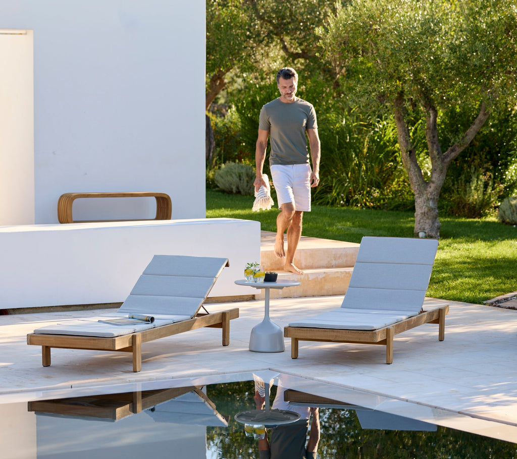 Outdoor Coffee Table Lava Stone Small