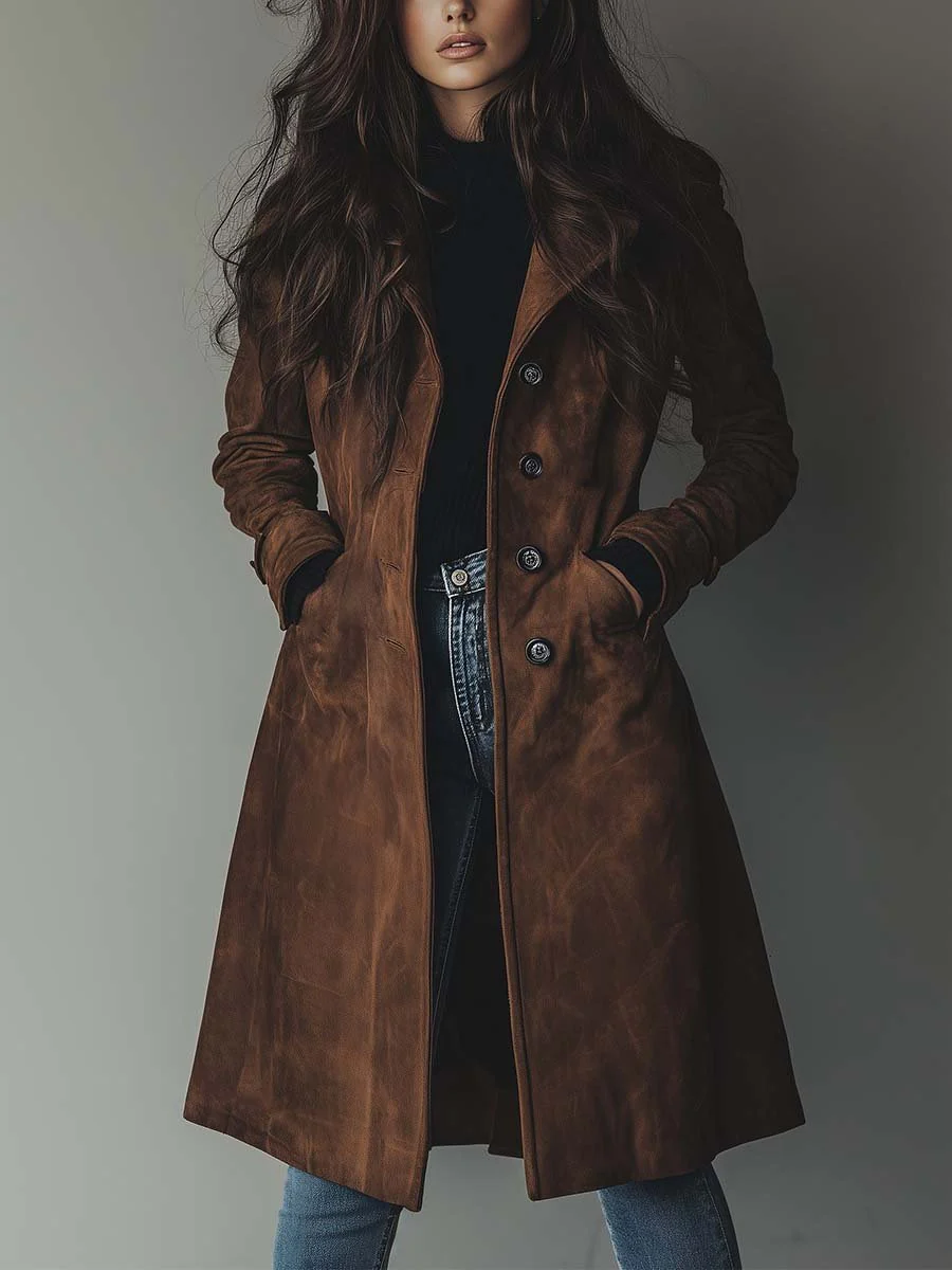 Teresa | Klassischer Trenchcoat im Vintage-Look