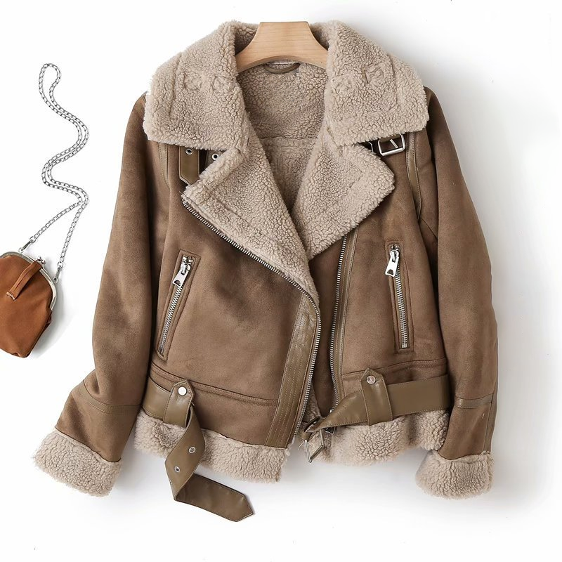 Heidi-Mode | Sherpa-Fleece-Bomberjacke