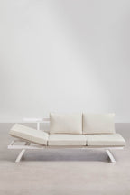 Adjustable 3 Seater Aluminium Garden Sofa