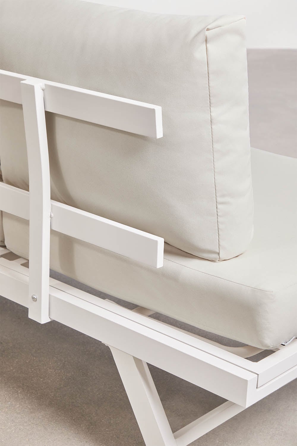Adjustable 3 Seater Aluminium Garden Sofa