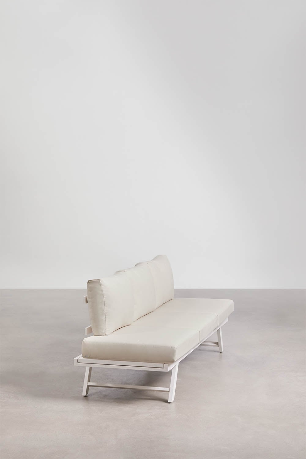 Adjustable 3 Seater Aluminium Garden Sofa