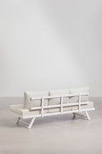 Adjustable 3 Seater Aluminium Garden Sofa
