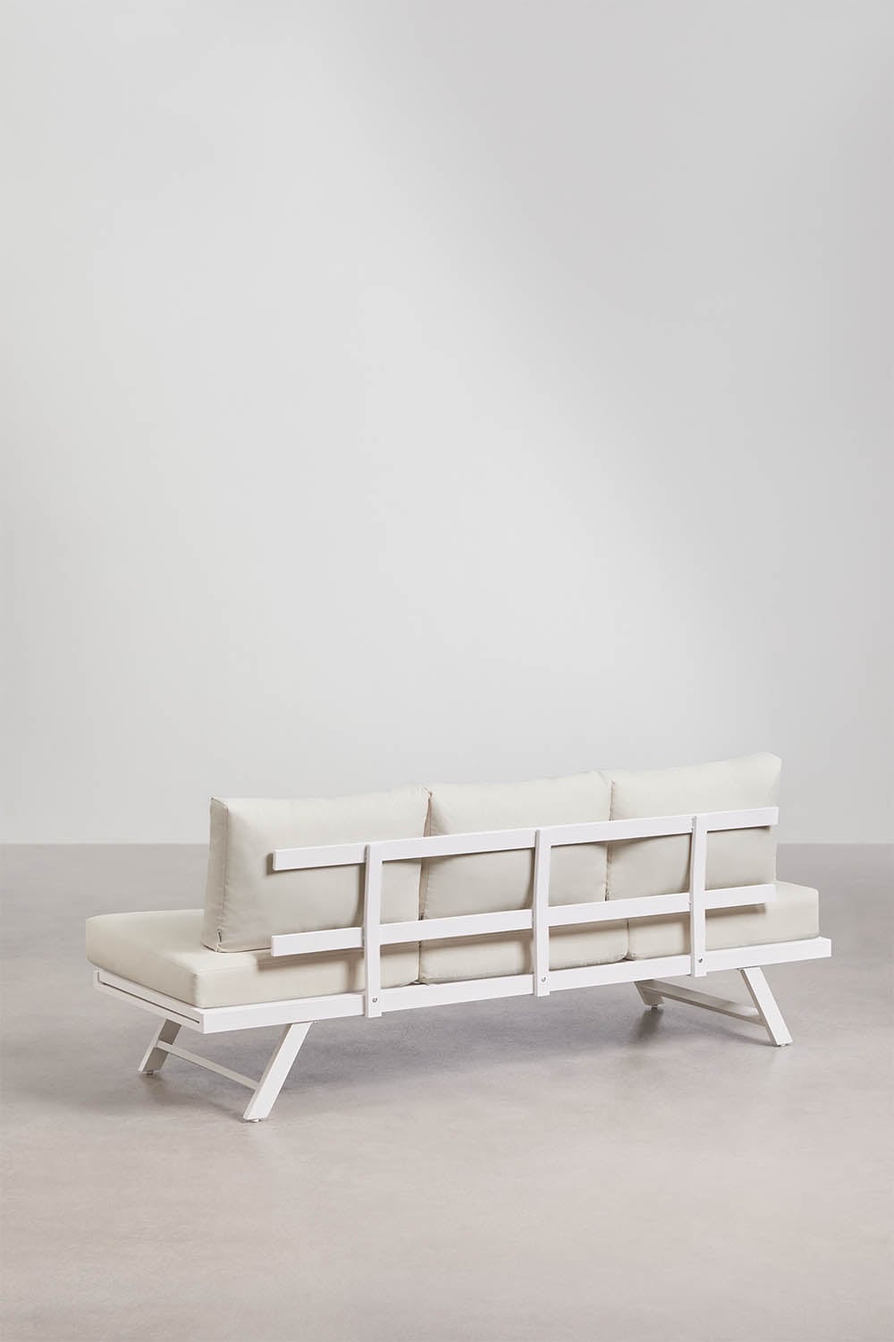 Adjustable 3 Seater Aluminium Garden Sofa