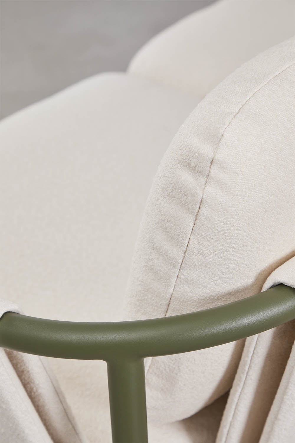 2 Seater Upholstered Steel Garden Sofa
